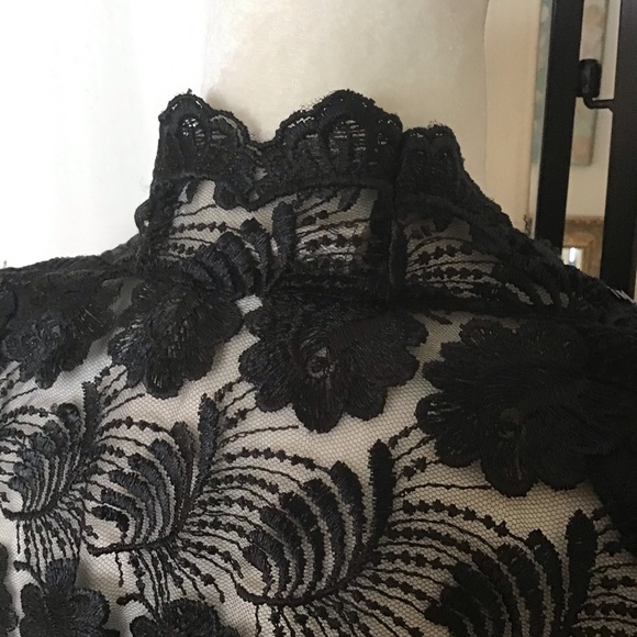 Ethereal Luxurious Naga Milo Black Lace Beaded Blouse Size Small - Picture 7 of 8